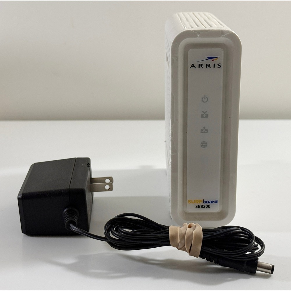 Arris SURFboard SB8200 Cable Modem White DOCSIS 3.1 Dual Gig Ethernet